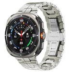 สายรัดนาฬิกาไทเทเนียมอัลลอยด์หัวเข็มขัดรูปผีเสื้อ สำหรับ Samsung Galaxy Watch Ultra 47mm / Ultra 2025