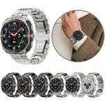 สายรัดนาฬิกาไทเทเนียมอัลลอยด์หัวเข็มขัดรูปผีเสื้อ สำหรับ Samsung Galaxy Watch Ultra 47mm / Ultra 2025