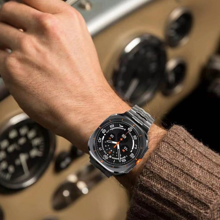 สายรัดนาฬิกาไทเทเนียมอัลลอยด์หัวเข็มขัดรูปผีเสื้อ สำหรับ Samsung Galaxy Watch Ultra 47mm / Ultra 2025