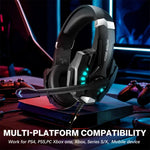 หูฟังเกมแบบครอบหู KOTION EACH G9000 Pro พร้อมไมโครโฟน สายยาวประมาณ 2.1 ม., G9000 Pro