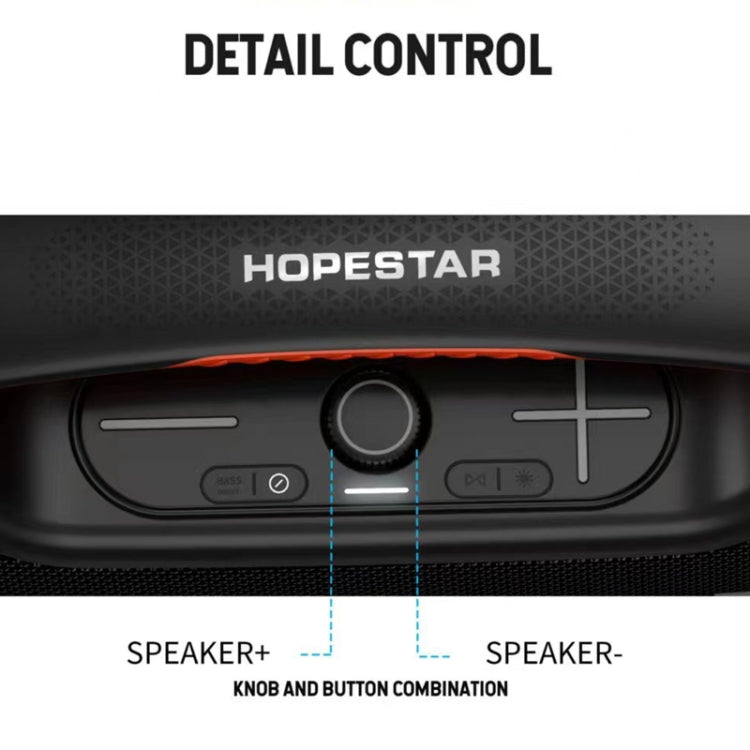 ลำโพงบลูทูธพกพากันน้ำ IPX6 HOPESTAR A60 100W พร้อมไมโครโฟน