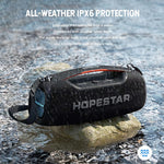 ลำโพงบลูทูธพกพากันน้ำ IPX6 HOPESTAR A60 100W พร้อมไมโครโฟน