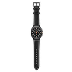 สายรัดนาฬิกาหนังแท้หัวเข็มขัดสีดำ สำหรับ Samsung Galaxy Watch Ultra 47 มม. / Ultra 2025