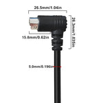 สายต่อแกน Mini DIN 6 พิน ขนาด 0.5 ม., 1.8 ม., 3 ม.