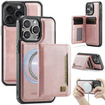 เคสโทรศัพท์กระเป๋าใส่บัตรพับแม่เหล็ก RFID AutSpace A13 MagSafe สำหรับ iPhone 12 Pro Max, สำหรับ iPhone 12 Pro