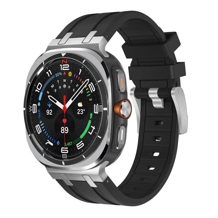 สายรัดนาฬิกาซิลิโคนเหลวรุ่น AP สำหรับ Samsung Galaxy Watch Ultra 47 มม. / Ultra 2025