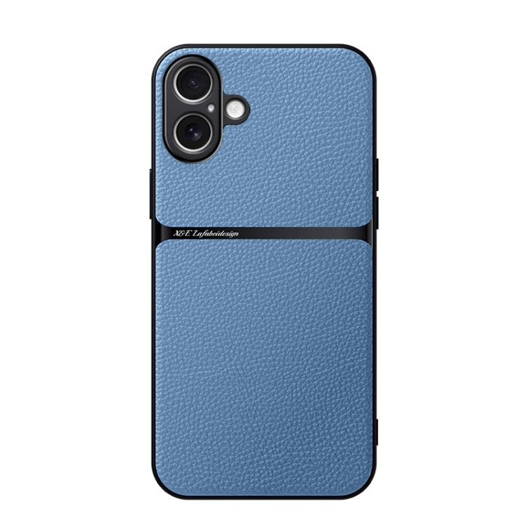 เคสโทรศัพท์หนังลิ้นจี่ดูดแม่เหล็กปกคลุมเต็มรูปแบบกันกระแทก สำหรับ iPhone 17e / 16e, สำหรับ iPhone 17 Pro Max, สำหรับ iPhone 17 Pro, สำหรับ iPhone 17, สำหรับ iPhone Air, สำหรับ iPhone 16 Pro Max, สำหรับ iPhone 16 Pro, สำหรับ iPhone 16 Plus