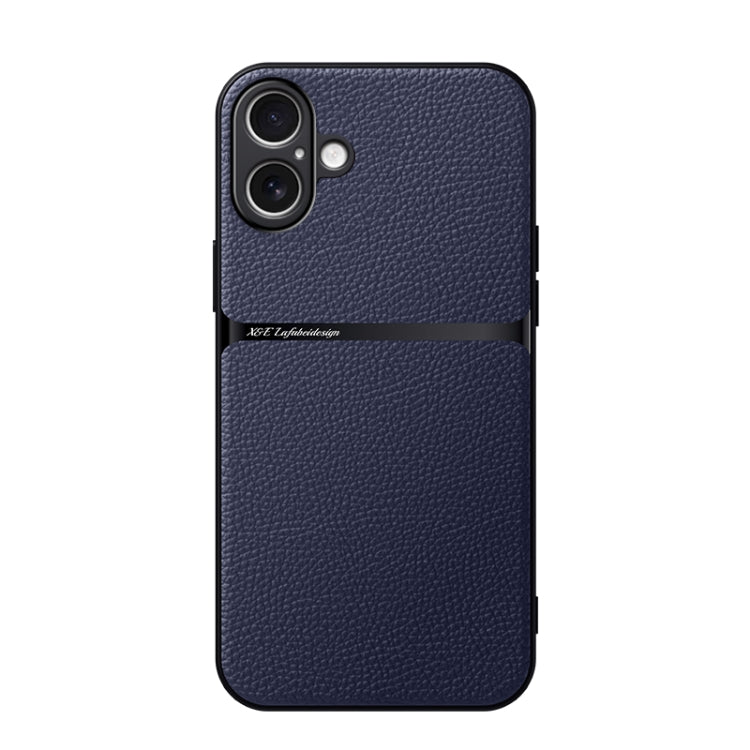 เคสโทรศัพท์หนังลิ้นจี่ดูดแม่เหล็กปกคลุมเต็มรูปแบบกันกระแทก สำหรับ iPhone 17e / 16e, สำหรับ iPhone 17 Pro Max, สำหรับ iPhone 17 Pro, สำหรับ iPhone 17, สำหรับ iPhone Air, สำหรับ iPhone 16 Pro Max, สำหรับ iPhone 16 Pro, สำหรับ iPhone 16 Plus