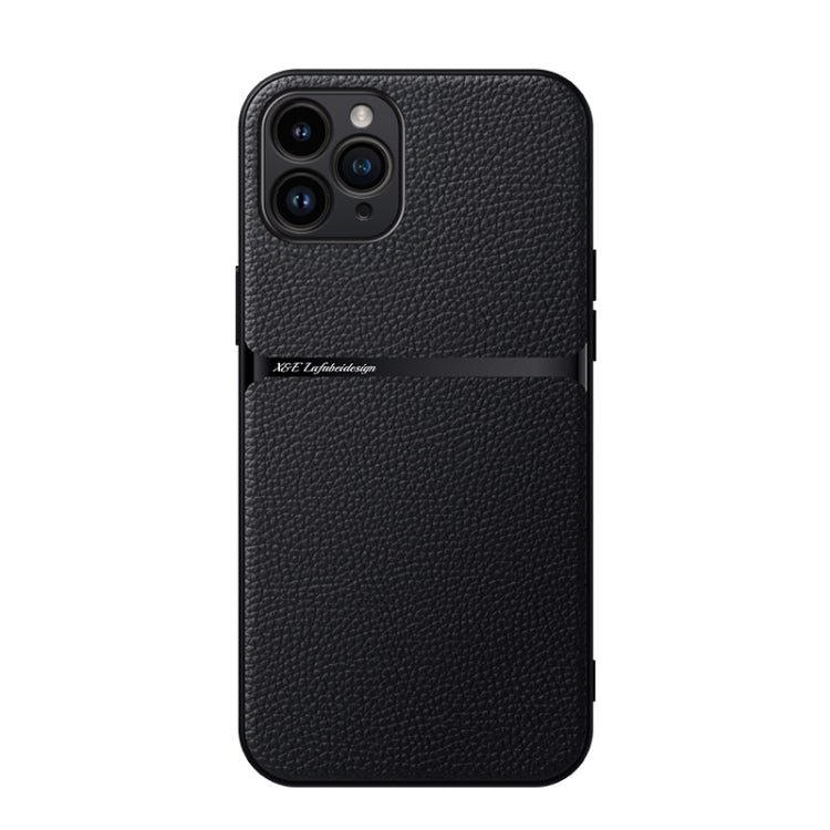 เคสโทรศัพท์หนังลิทชี่แม่เหล็กปกป้องเต็มรูปแบบกันกระแทก สำหรับ iPhone 11, สำหรับ iPhone 11 Pro, สำหรับ iPhone X / XS, สำหรับ iPhone XR, สำหรับ iPhone XS Max