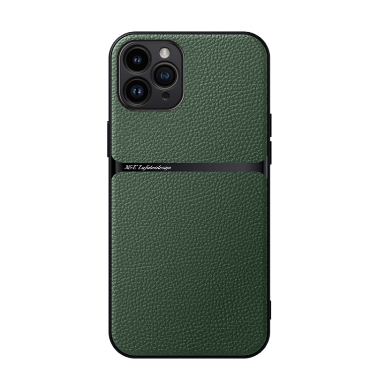 เคสโทรศัพท์หนังลิทชี่แม่เหล็กปกป้องเต็มรูปแบบกันกระแทก สำหรับ iPhone 11, สำหรับ iPhone 11 Pro, สำหรับ iPhone X / XS, สำหรับ iPhone XR, สำหรับ iPhone XS Max