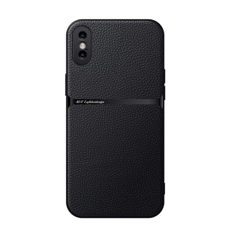 เคสโทรศัพท์หนังลิทชี่แม่เหล็กปกป้องเต็มรูปแบบกันกระแทก สำหรับ iPhone 11, สำหรับ iPhone 11 Pro, สำหรับ iPhone X / XS, สำหรับ iPhone XR, สำหรับ iPhone XS Max