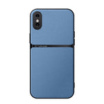 เคสโทรศัพท์หนังลิทชี่แม่เหล็กปกป้องเต็มรูปแบบกันกระแทก สำหรับ iPhone 11, สำหรับ iPhone 11 Pro, สำหรับ iPhone X / XS, สำหรับ iPhone XR, สำหรับ iPhone XS Max