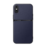 เคสโทรศัพท์หนังลิทชี่แม่เหล็กปกป้องเต็มรูปแบบกันกระแทก สำหรับ iPhone 11, สำหรับ iPhone 11 Pro, สำหรับ iPhone X / XS, สำหรับ iPhone XR, สำหรับ iPhone XS Max