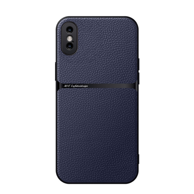 เคสโทรศัพท์หนังลิทชี่แม่เหล็กปกป้องเต็มรูปแบบกันกระแทก สำหรับ iPhone 11, สำหรับ iPhone 11 Pro, สำหรับ iPhone X / XS, สำหรับ iPhone XR, สำหรับ iPhone XS Max