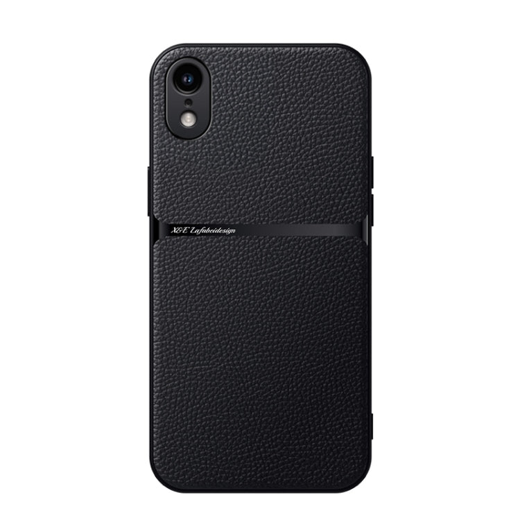 เคสโทรศัพท์หนังลิทชี่แม่เหล็กปกป้องเต็มรูปแบบกันกระแทก สำหรับ iPhone 11, สำหรับ iPhone 11 Pro, สำหรับ iPhone X / XS, สำหรับ iPhone XR, สำหรับ iPhone XS Max
