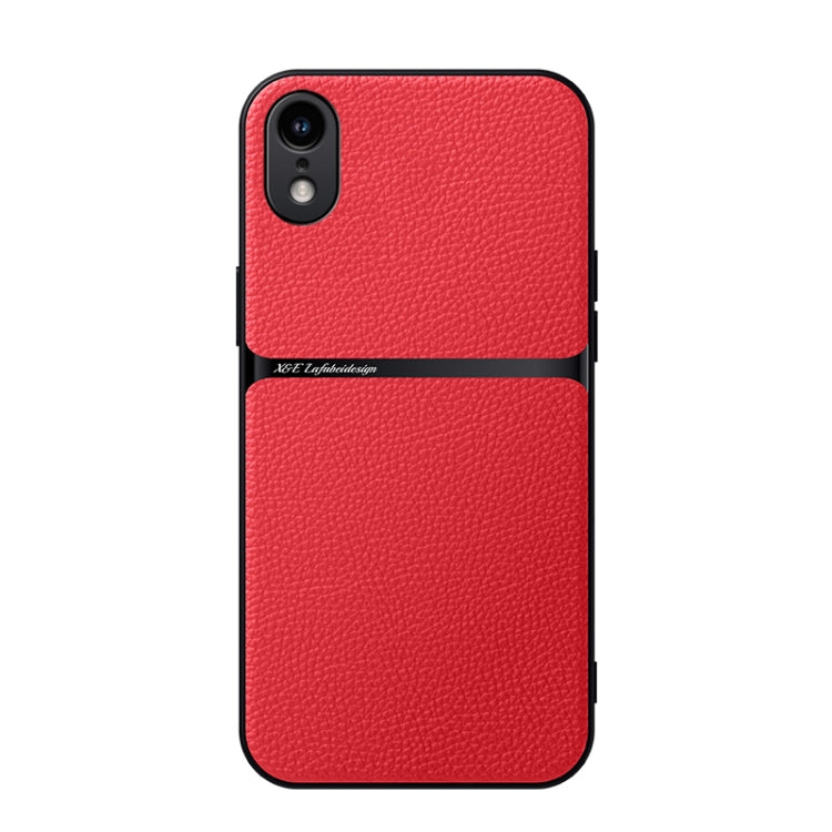 เคสโทรศัพท์หนังลิทชี่แม่เหล็กปกป้องเต็มรูปแบบกันกระแทก สำหรับ iPhone 11, สำหรับ iPhone 11 Pro, สำหรับ iPhone X / XS, สำหรับ iPhone XR, สำหรับ iPhone XS Max