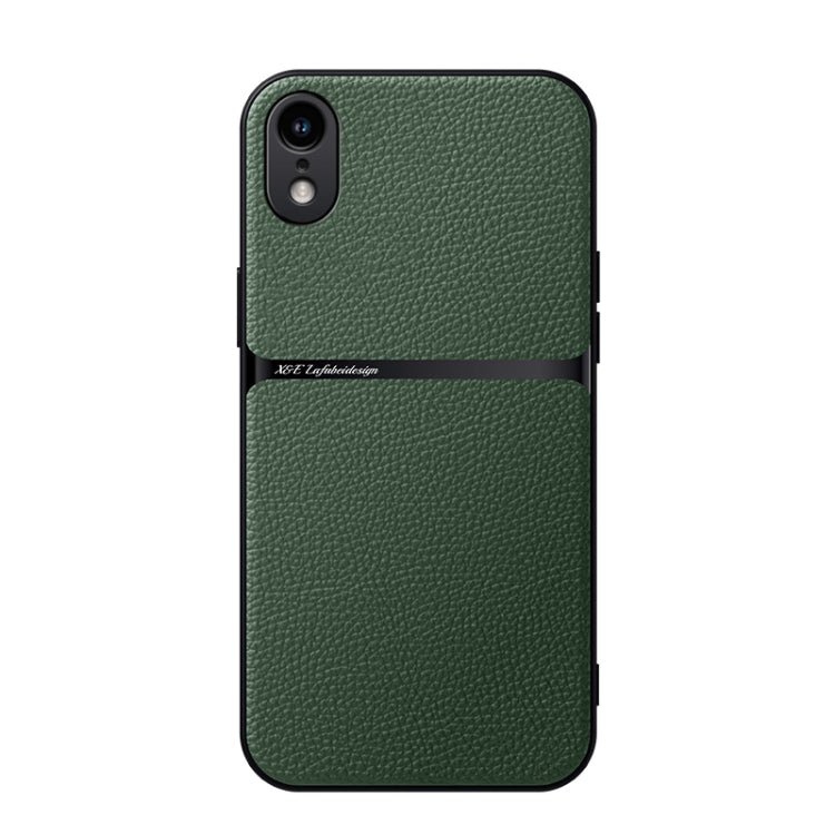 เคสโทรศัพท์หนังลิทชี่แม่เหล็กปกป้องเต็มรูปแบบกันกระแทก สำหรับ iPhone 11, สำหรับ iPhone 11 Pro, สำหรับ iPhone X / XS, สำหรับ iPhone XR, สำหรับ iPhone XS Max