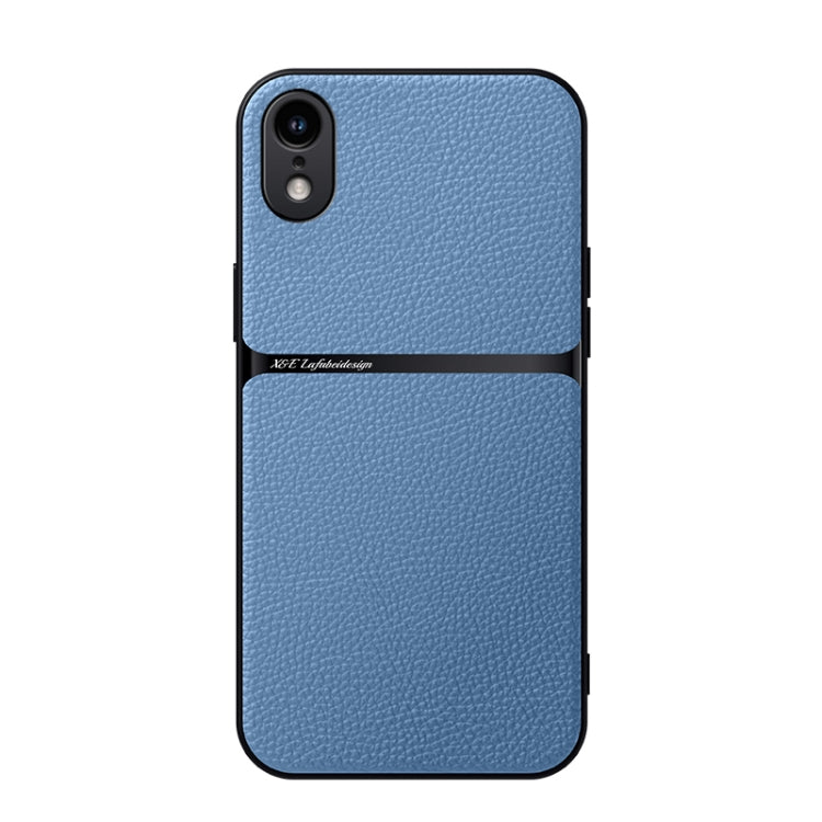 เคสโทรศัพท์หนังลิทชี่แม่เหล็กปกป้องเต็มรูปแบบกันกระแทก สำหรับ iPhone 11, สำหรับ iPhone 11 Pro, สำหรับ iPhone X / XS, สำหรับ iPhone XR, สำหรับ iPhone XS Max