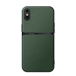 เคสโทรศัพท์หนังลิทชี่แม่เหล็กปกป้องเต็มรูปแบบกันกระแทก สำหรับ iPhone 11, สำหรับ iPhone 11 Pro, สำหรับ iPhone X / XS, สำหรับ iPhone XR, สำหรับ iPhone XS Max