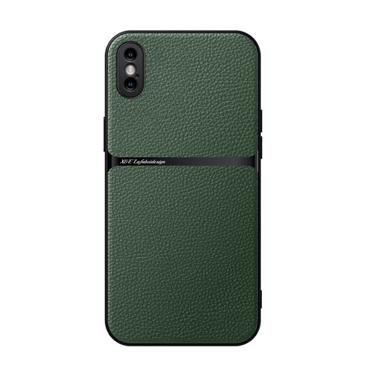 เคสโทรศัพท์หนังลิทชี่แม่เหล็กปกป้องเต็มรูปแบบกันกระแทก สำหรับ iPhone 11, สำหรับ iPhone 11 Pro, สำหรับ iPhone X / XS, สำหรับ iPhone XR, สำหรับ iPhone XS Max