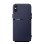 เคสโทรศัพท์หนังลิทชี่แม่เหล็กปกป้องเต็มรูปแบบกันกระแทก สำหรับ iPhone 11, สำหรับ iPhone 11 Pro, สำหรับ iPhone X / XS, สำหรับ iPhone XR, สำหรับ iPhone XS Max