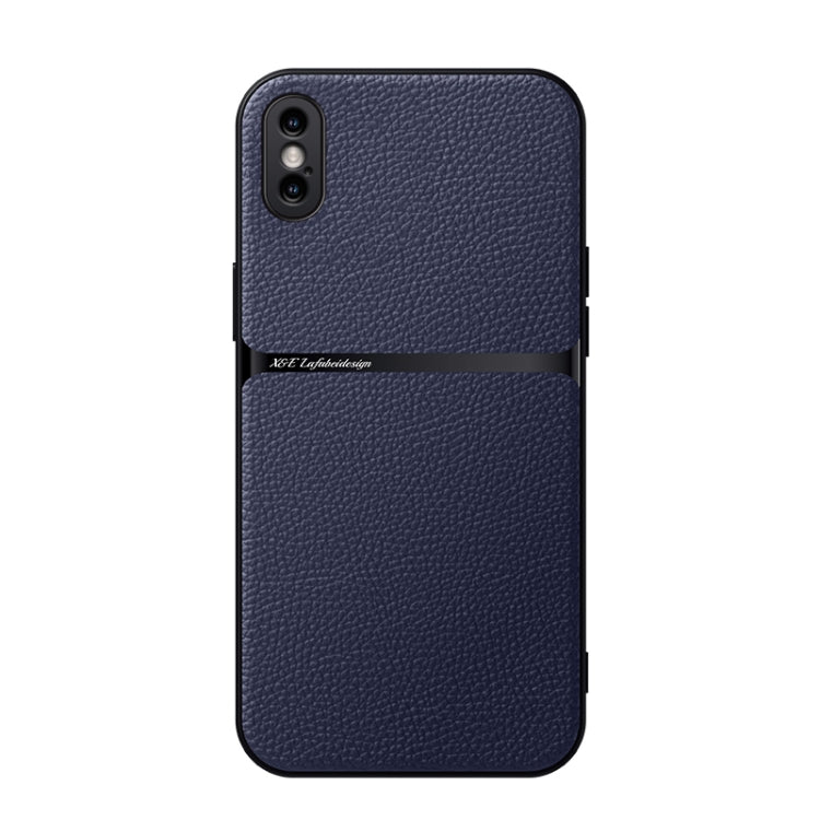 เคสโทรศัพท์หนังลิทชี่แม่เหล็กปกป้องเต็มรูปแบบกันกระแทก สำหรับ iPhone 11, สำหรับ iPhone 11 Pro, สำหรับ iPhone X / XS, สำหรับ iPhone XR, สำหรับ iPhone XS Max
