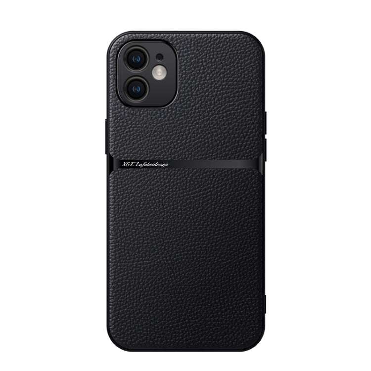เคสโทรศัพท์หนังลิทชี่แม่เหล็กปกป้องเต็มรูปแบบกันกระแทก สำหรับ iPhone 11, สำหรับ iPhone 11 Pro, สำหรับ iPhone X / XS, สำหรับ iPhone XR, สำหรับ iPhone XS Max