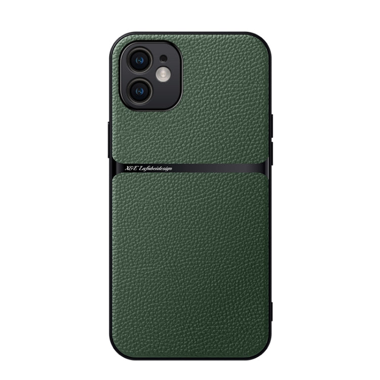 เคสโทรศัพท์หนังลิทชี่แม่เหล็กปกป้องเต็มรูปแบบกันกระแทก สำหรับ iPhone 11, สำหรับ iPhone 11 Pro, สำหรับ iPhone X / XS, สำหรับ iPhone XR, สำหรับ iPhone XS Max