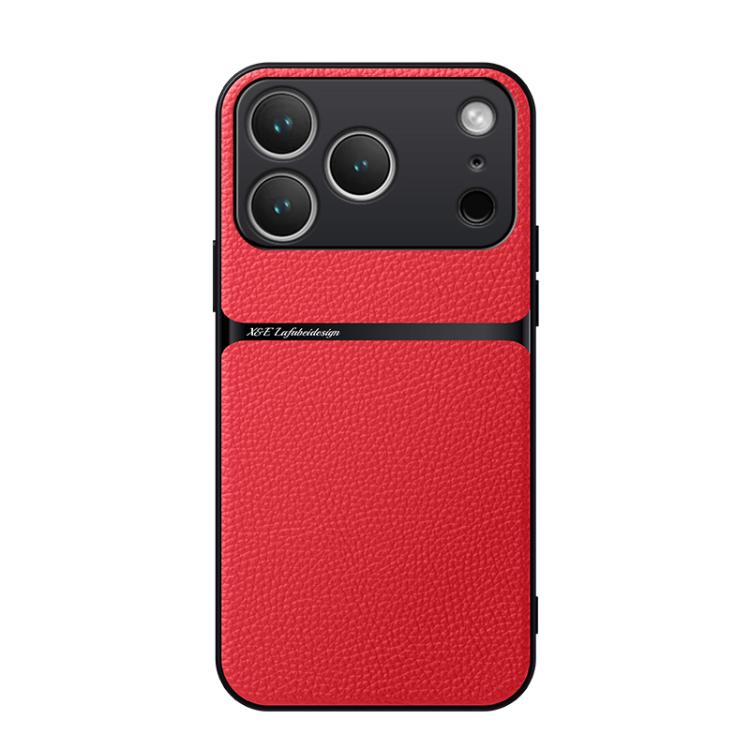เคสโทรศัพท์หนังลิ้นจี่ดูดแม่เหล็กปกคลุมเต็มรูปแบบกันกระแทก สำหรับ iPhone 17e / 16e, สำหรับ iPhone 17 Pro Max, สำหรับ iPhone 17 Pro, สำหรับ iPhone 17, สำหรับ iPhone Air, สำหรับ iPhone 16 Pro Max, สำหรับ iPhone 16 Pro, สำหรับ iPhone 16 Plus