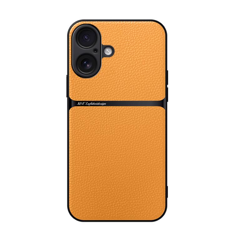 เคสโทรศัพท์หนังลิ้นจี่ดูดแม่เหล็กปกคลุมเต็มรูปแบบกันกระแทก สำหรับ iPhone 17e / 16e, สำหรับ iPhone 17 Pro Max, สำหรับ iPhone 17 Pro, สำหรับ iPhone 17, สำหรับ iPhone Air, สำหรับ iPhone 16 Pro Max, สำหรับ iPhone 16 Pro, สำหรับ iPhone 16 Plus