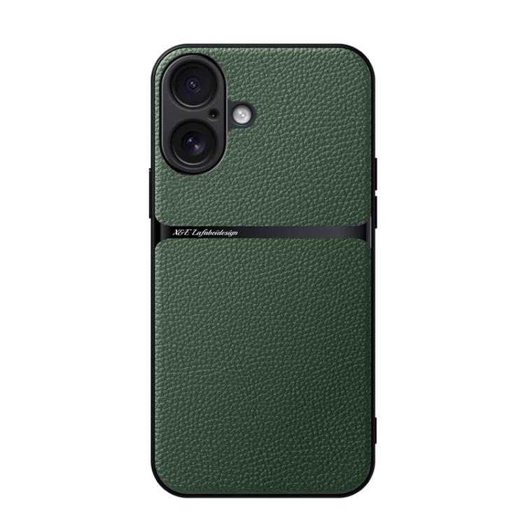 เคสโทรศัพท์หนังลิ้นจี่ดูดแม่เหล็กปกคลุมเต็มรูปแบบกันกระแทก สำหรับ iPhone 17e / 16e, สำหรับ iPhone 17 Pro Max, สำหรับ iPhone 17 Pro, สำหรับ iPhone 17, สำหรับ iPhone Air, สำหรับ iPhone 16 Pro Max, สำหรับ iPhone 16 Pro, สำหรับ iPhone 16 Plus