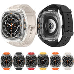 เคสสายรัดนาฬิกาฮาร์ดไฮบริด PC + TPU ดัดแปลง สำหรับ Samsung Galaxy Watch Ultra 47 มม. / Ultra 2025