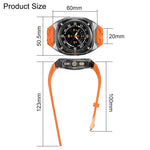 เคสสายรัดนาฬิกาฮาร์ดไฮบริด PC + TPU ดัดแปลง สำหรับ Samsung Galaxy Watch Ultra 47 มม. / Ultra 2025
