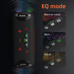 ลำโพงบลูทูธพกพากันน้ำ 50W พร้อมไมโครโฟน Zealot S85M, S85 + 1 ไมค์
