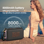 ลำโพงบลูทูธพกพากันน้ำ 50W พร้อมไมโครโฟน Zealot S85M, S85 + 1 ไมค์