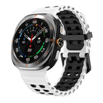 สายรัดนาฬิกาซิลิโคนรูคู่สองแถวสองสี Ocean สำหรับ Samsung Galaxy Watch Ultra 47 มม. / Ultra 2025