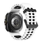 สายรัดนาฬิกาซิลิโคนรูคู่สองแถวสองสี Ocean สำหรับ Samsung Galaxy Watch Ultra 47 มม. / Ultra 2025
