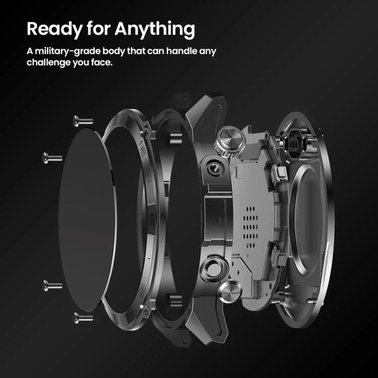 นาฬิกาอัจฉริยะ Zeblaze Stratos 2 Plus หน้าจอ 1.43 นิ้ว 3 ATM สุขภาพและฟิตเนส GPS, Stratos 2 Plus