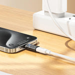 อะแดปเตอร์โปร่งใส hoco UA36D USB-C / Type-C ชายเป็น 8 พิน หญิง OTG, USB-C / Type-C ชายเป็น 8 พิน หญิง