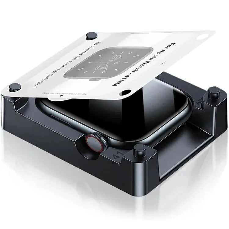 ฟิล์มป้องกันหน้าจอนาฬิกาแบบไฮโดรเจลนุ่มพร้อมตัวระบุตำแหน่ง สำหรับ Apple Watch Series 6 / 5 / 4 / SE 44 มม., Series 6 / 5 / 4 / SE 40 มม., Series 11 / 10 46 มม., Series 11 / 10 42 มม., Apple Watch Ultra 3 / 2 / 1 49...