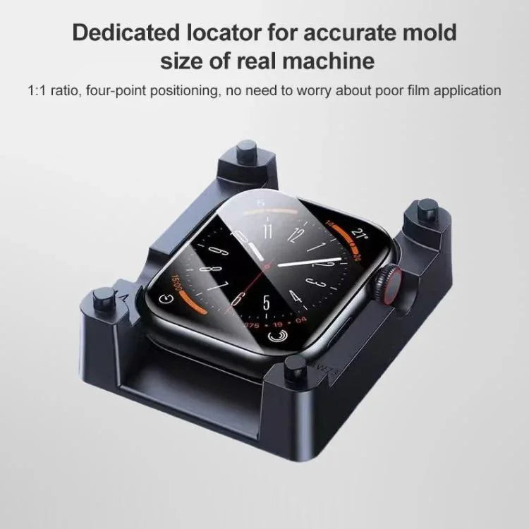 ฟิล์มป้องกันหน้าจอนาฬิกาแบบไฮโดรเจลนุ่มพร้อมตัวระบุตำแหน่ง สำหรับ Apple Watch Series 6 / 5 / 4 / SE 44 มม., Series 6 / 5 / 4 / SE 40 มม., Series 11 / 10 46 มม., Series 11 / 10 42 มม., Apple Watch Ultra 3 / 2 / 1 49...