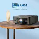 โปรเจคเตอร์สมาร์ทโฮม AUN U002 ความละเอียด 1920x1080P 970ANSI ระบบ Android 12 พร้อมปลั๊ก US, UK, AU, EU