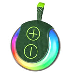 ลำโพงบลูทูธพกพากันน้ำพร้อมไฟ RGB สำหรับใช้กลางแจ้งและซับวูฟเฟอร์ตั้งโต๊ะ