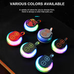 ลำโพงบลูทูธพกพากันน้ำพร้อมไฟ RGB สำหรับใช้กลางแจ้งและซับวูฟเฟอร์ตั้งโต๊ะ