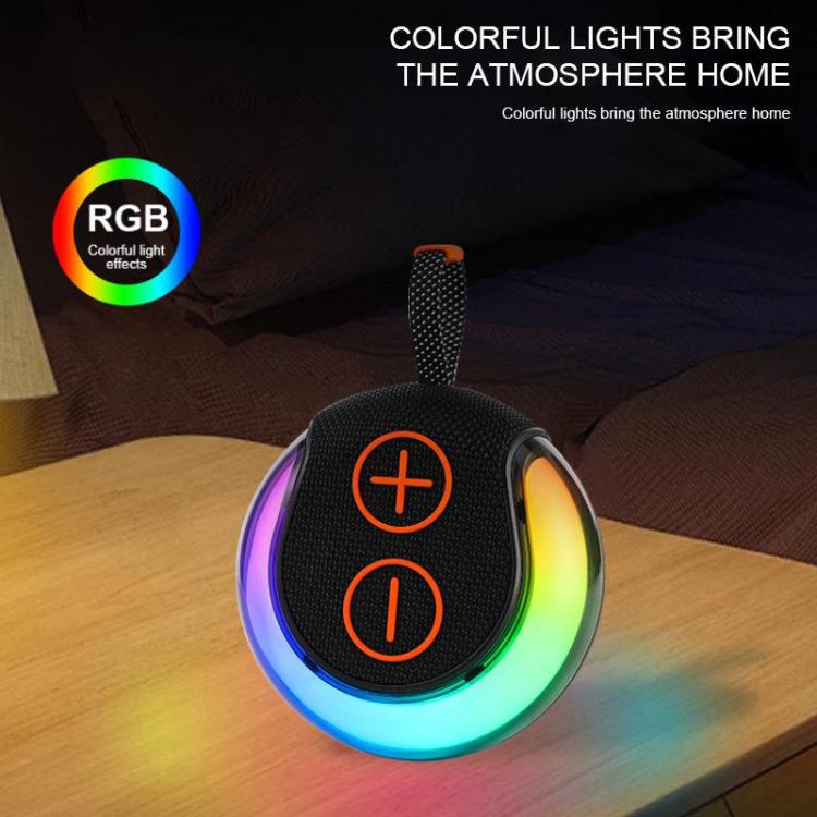 ลำโพงบลูทูธพกพากันน้ำพร้อมไฟ RGB สำหรับใช้กลางแจ้งและซับวูฟเฟอร์ตั้งโต๊ะ
