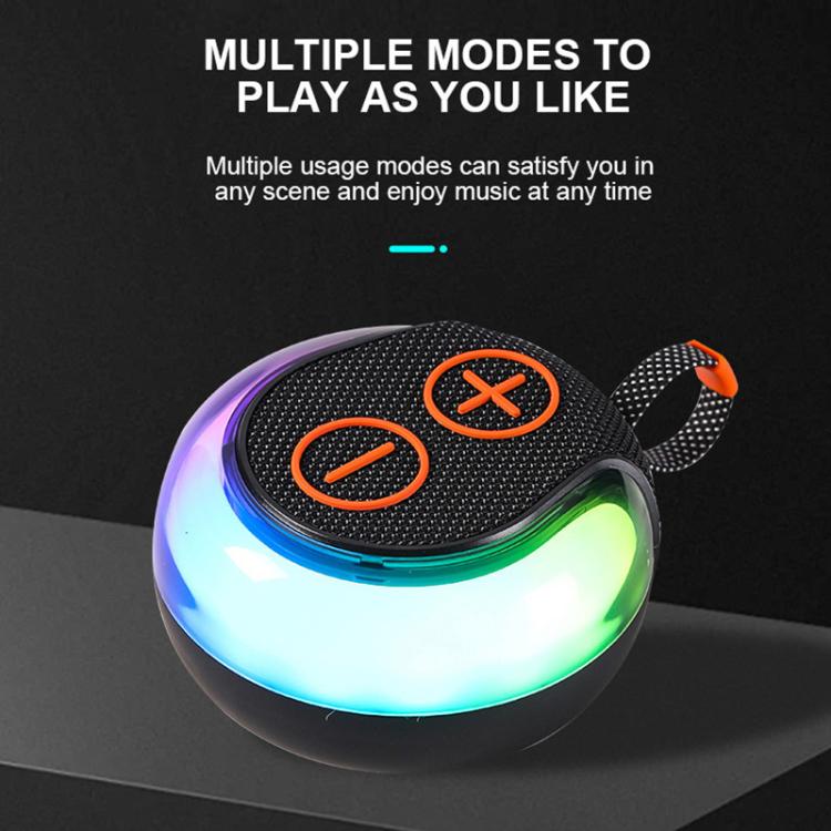 ลำโพงบลูทูธพกพากันน้ำพร้อมไฟ RGB สำหรับใช้กลางแจ้งและซับวูฟเฟอร์ตั้งโต๊ะ