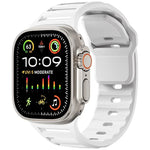 สายรัดนาฬิกาซิลิโคนรูหลายสีสองสีหมุดเดี่ยว สำหรับ Apple Watch 46 มม. / 49 มม. / 45 มม. / 44 มม.