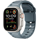 สายรัดนาฬิกาซิลิโคนรูหลายสีสองสีหมุดเดี่ยว สำหรับ Apple Watch 46 มม. / 49 มม. / 45 มม. / 44 มม.