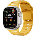 สายรัดนาฬิกาซิลิโคนรูหลายสีสองสีหมุดเดี่ยว สำหรับ Apple Watch 46 มม. / 49 มม. / 45 มม. / 44 มม.