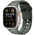 สายรัดนาฬิกาซิลิโคนรูหลายสีสองสีหมุดเดี่ยว สำหรับ Apple Watch 46 มม. / 49 มม. / 45 มม. / 44 มม.